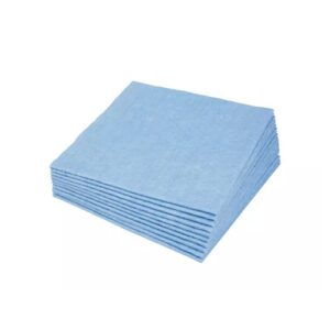 Blauwe sopdoekjes 38 x 40 cm voordeelverpakking 200 stuks professionele schoonmaakdoeken voor horeca en schoonmaak