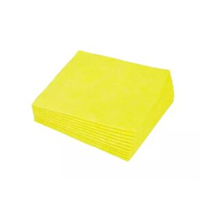 Gele sopdoekjes 38 x 40 cm voordeelverpakking 200 stuks professionele schoonmaakdoeken voor horeca en schoonmaak