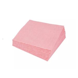 Roze sopdoekjes 38 x 40 cm voordeelverpakking 200 stuks professionele schoonmaakdoeken voor horeca en schoonmaak