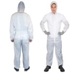 SprayGuard wegwerp overall maat S wit met capuchon